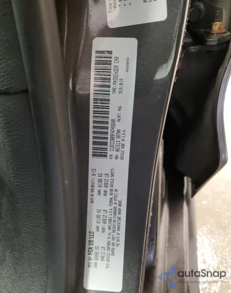 2015 Chrysler 200 S from USA, damaged, VIN 1C3CCCBB9FN745608
